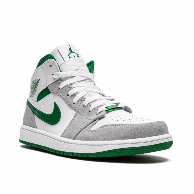 Air Jordan 1 - Mid Jordan Brand (Grey Green)